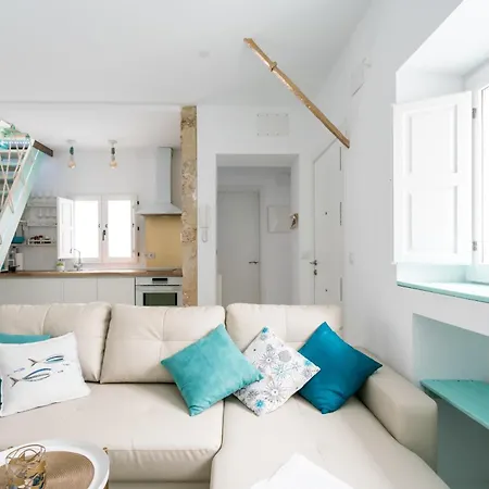 Fantástico ático En El Casco Antiguo Junta A La Playa Apartamento Cádiz